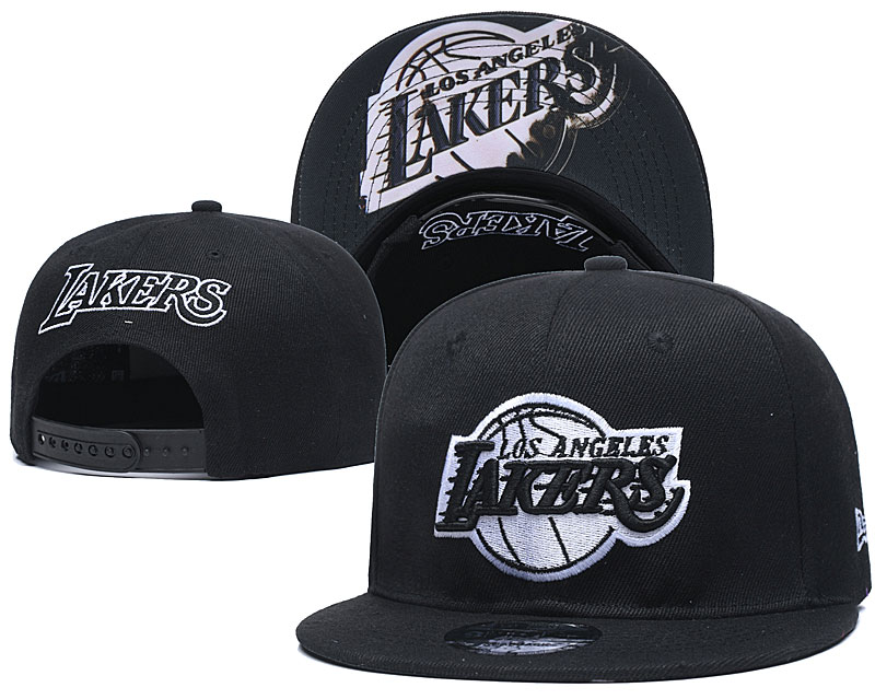 NBA Los Angeles Lakers Stitched Snapback Hats 015